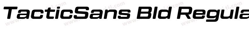 TacticSans Bld Regular字体转换